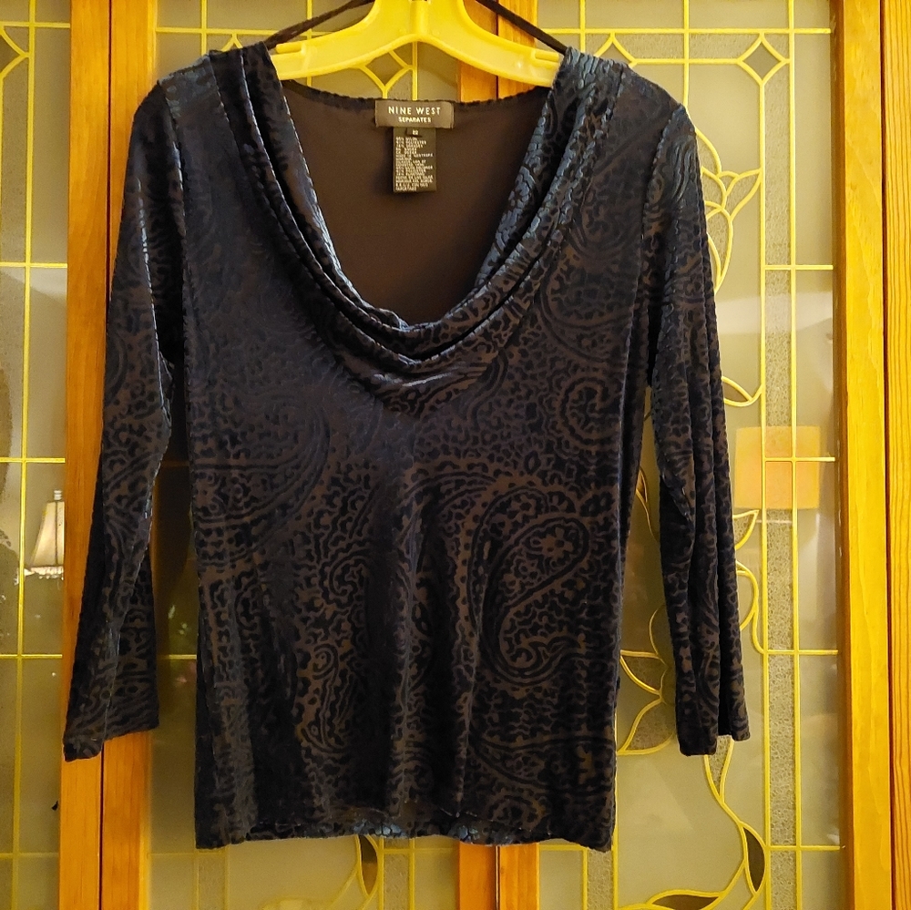 Nine West Women's Top Sz S